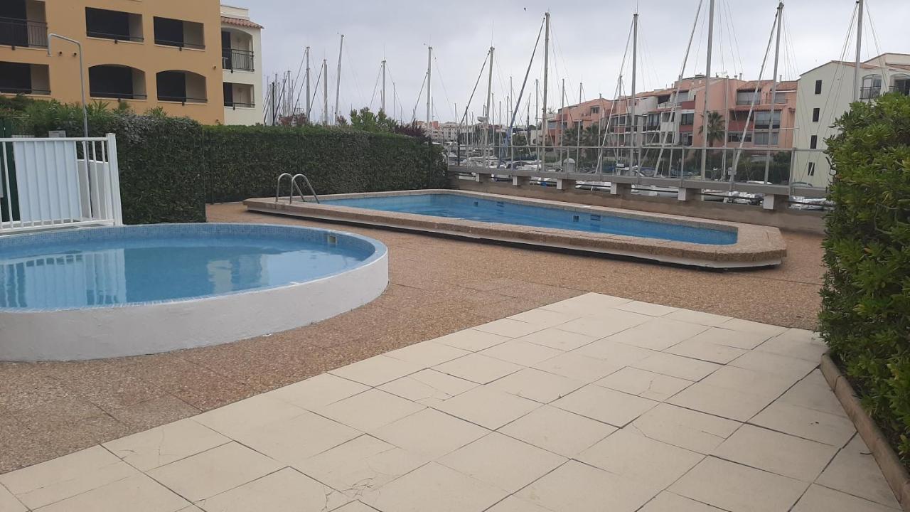 Apartament Cap D'Agde 300M Plage Du Mole,Vue Port,Parking,Lave Linge,Piscine Zewnętrze zdjęcie