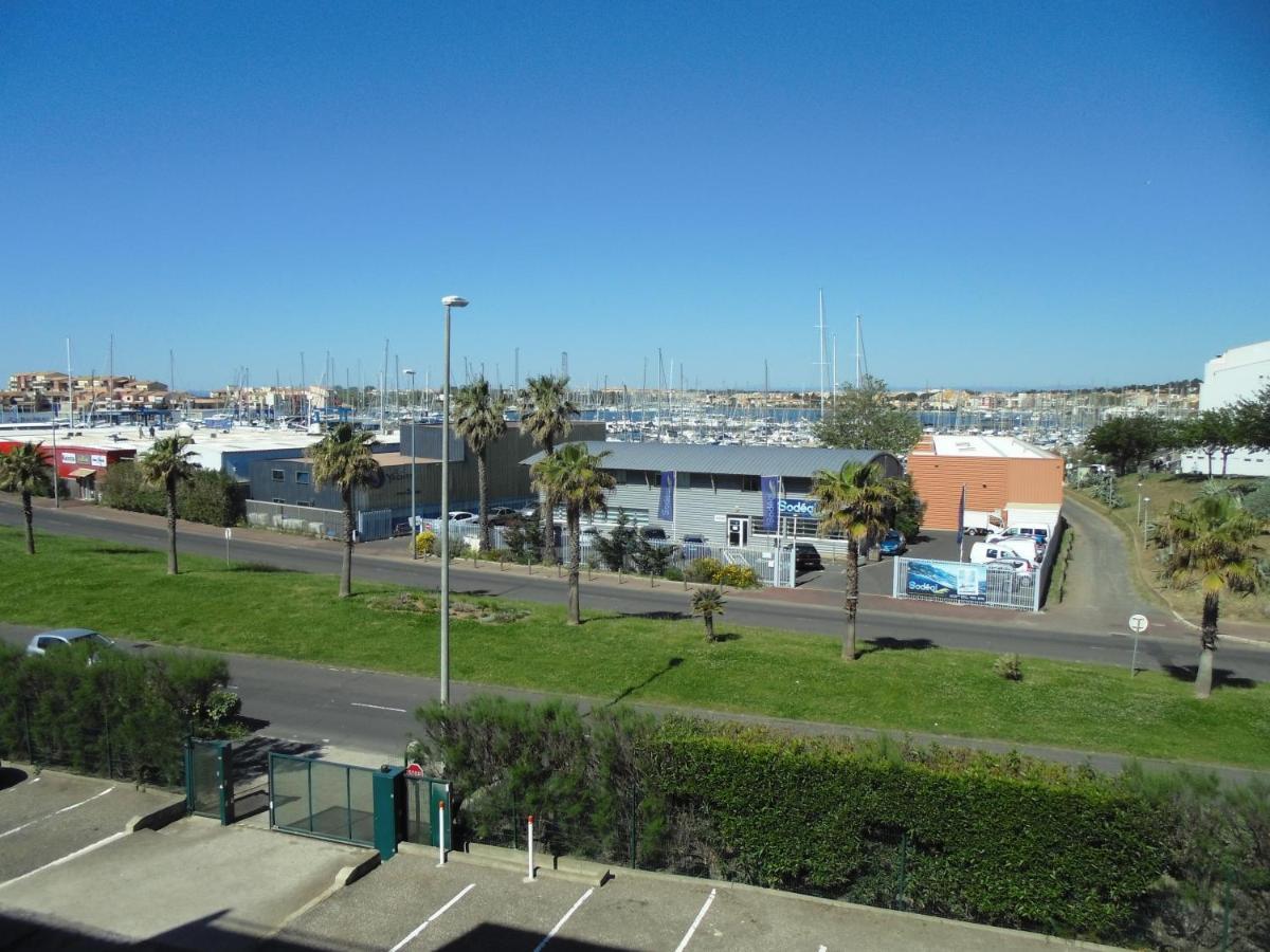 Apartament Cap D'Agde 300M Plage Du Mole,Vue Port,Parking,Lave Linge,Piscine Zewnętrze zdjęcie