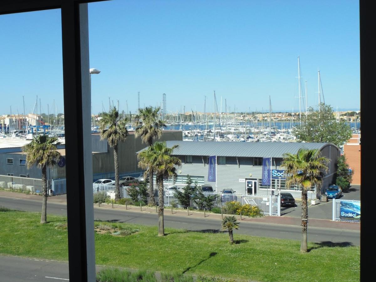 Apartament Cap D'Agde 300M Plage Du Mole,Vue Port,Parking,Lave Linge,Piscine Zewnętrze zdjęcie