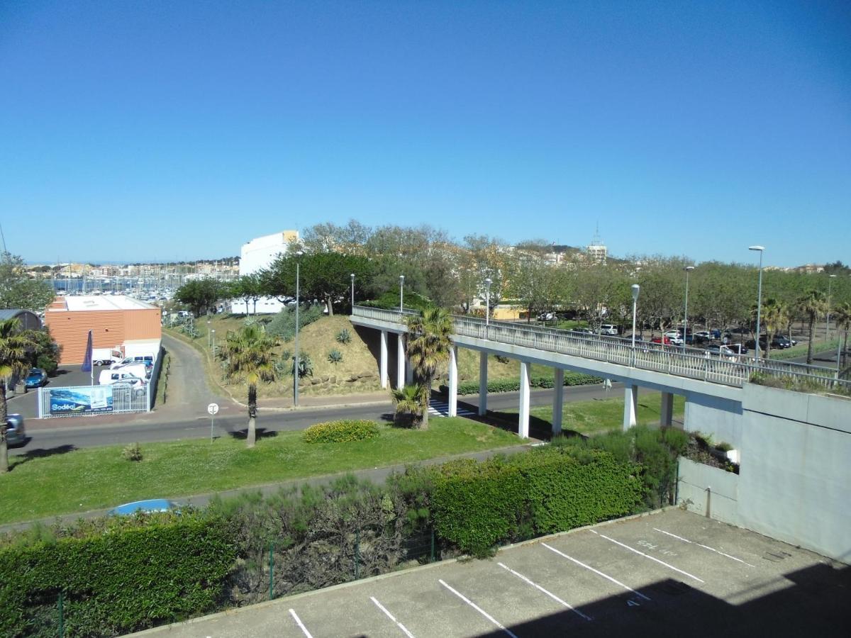 Apartament Cap D'Agde 300M Plage Du Mole,Vue Port,Parking,Lave Linge,Piscine Zewnętrze zdjęcie